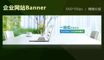 企业Banner广告图设计 高清PSD模板下载与广告条大全
