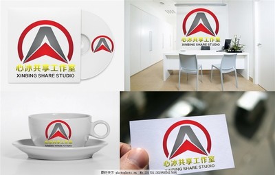 个性化矢量A字母logo的设计与广告制作